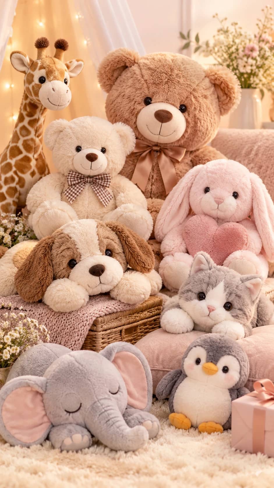 Cuddly plush toys prepared for Chiang Mai delivery